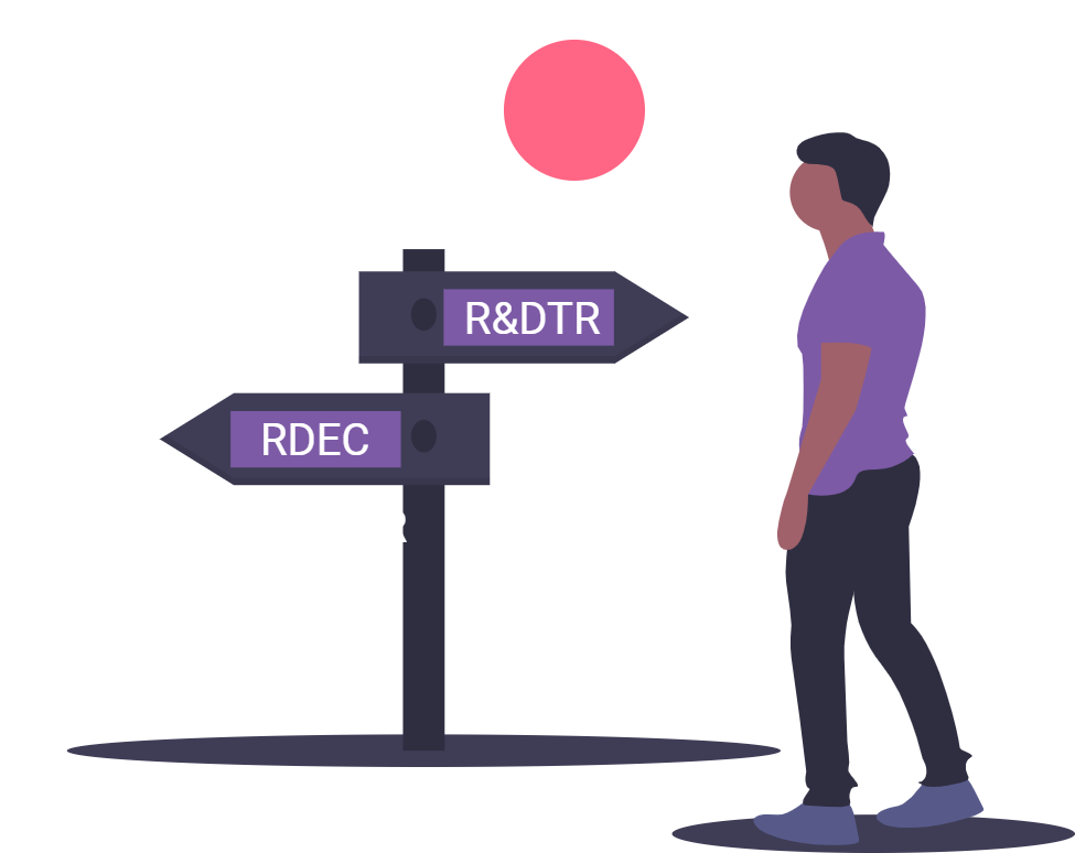 signpost to R&D or RDEC